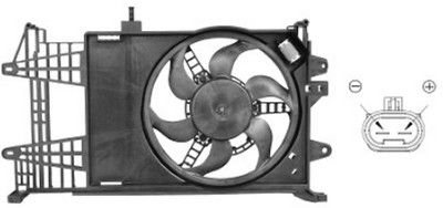 VAN WEZEL Ventilaator,mootorijahutus 1620751